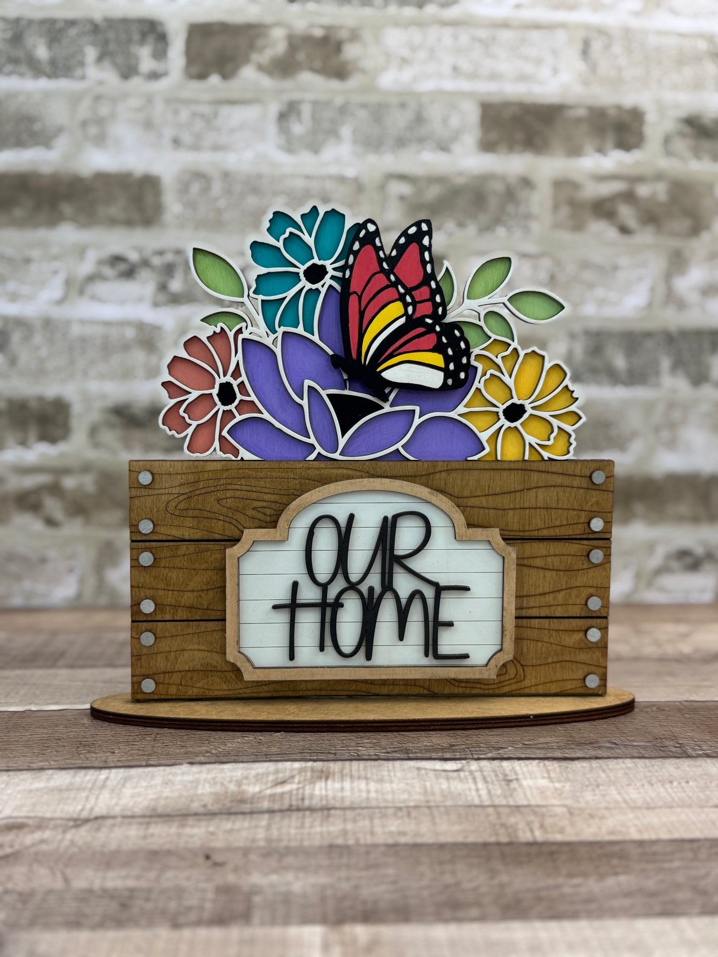Butterfly Flowers Insert