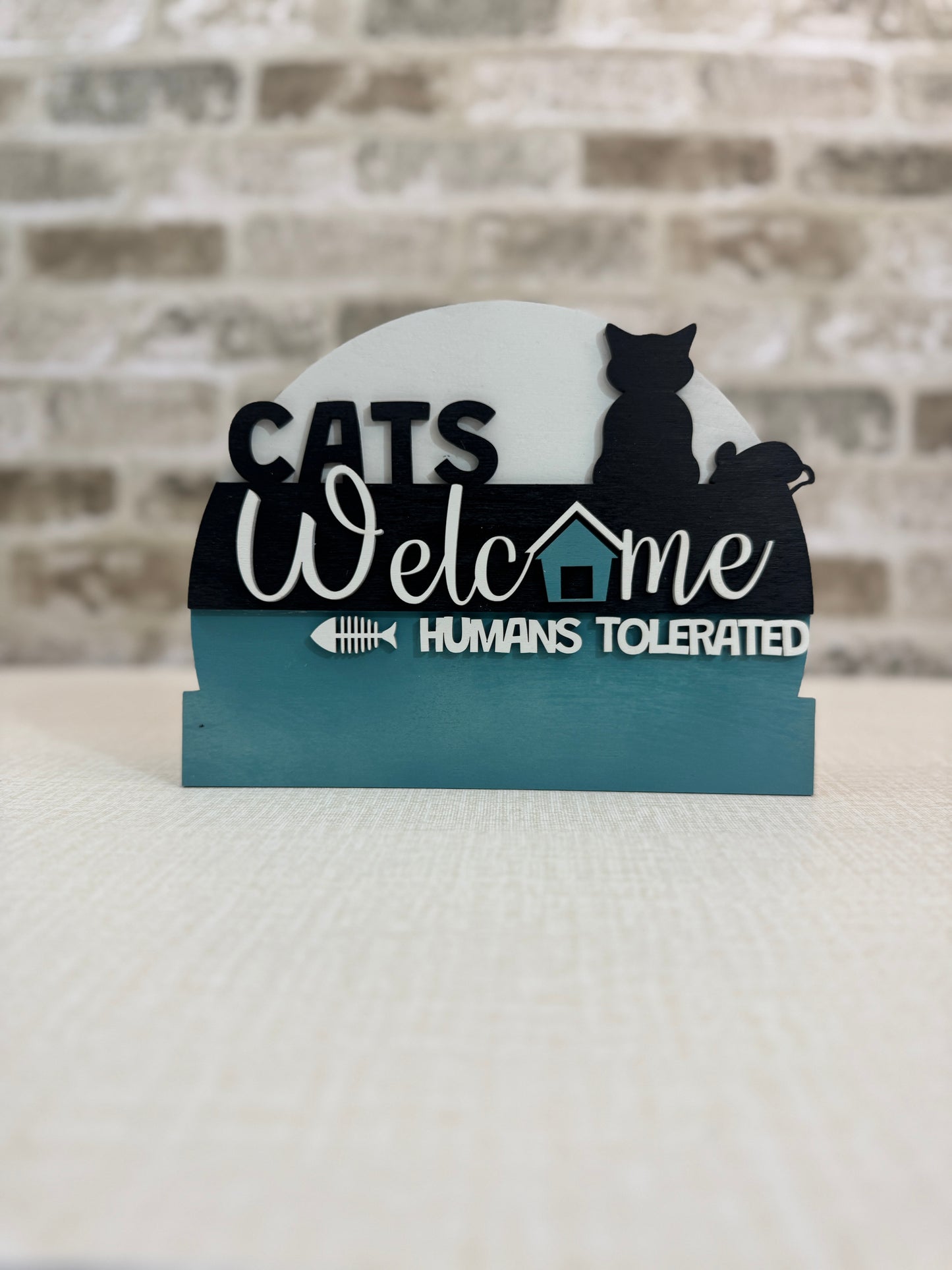 Cats Welcome Insert