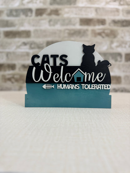 Cats Welcome Insert
