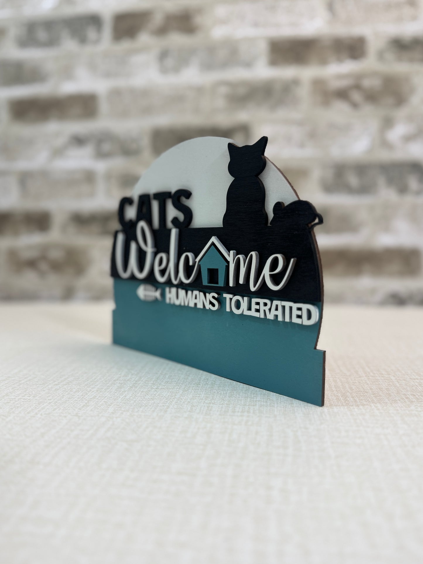 Cats Welcome Insert