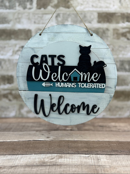 Cats Welcome Insert