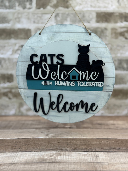 Cats Welcome Insert