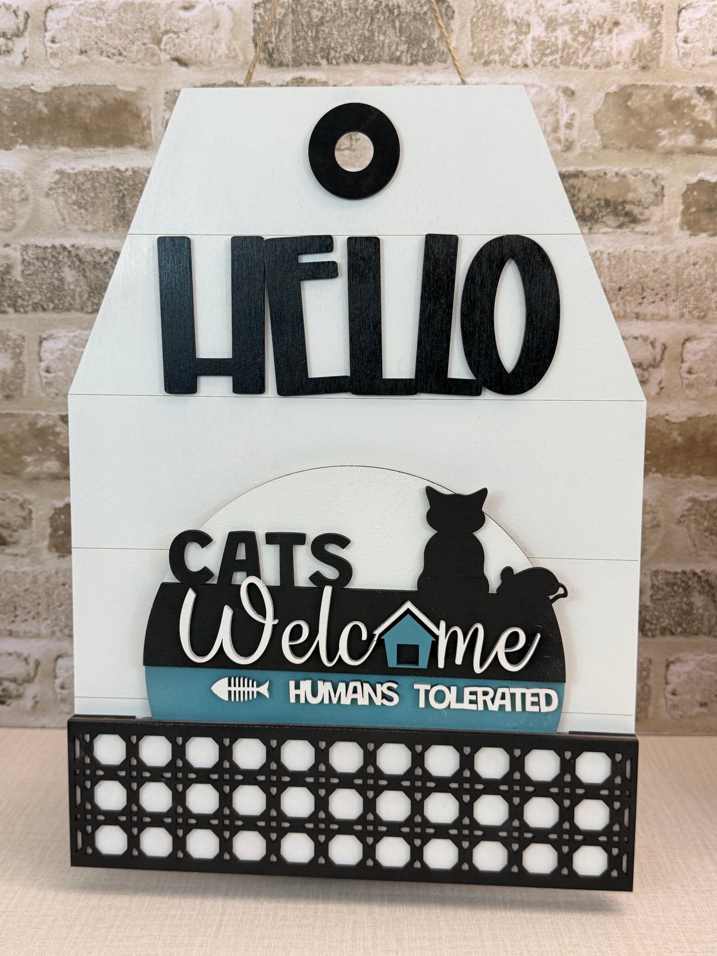 Cats Welcome Insert