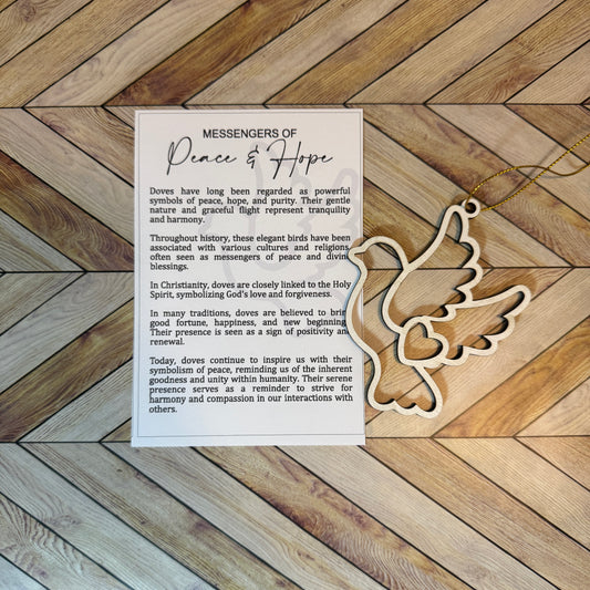 Dove Ornament | Symbol of Peace, Hope & New Beginnings