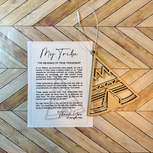 My Tribe Ornament | A Meaningful Friendship Gift for Your Chosen Family