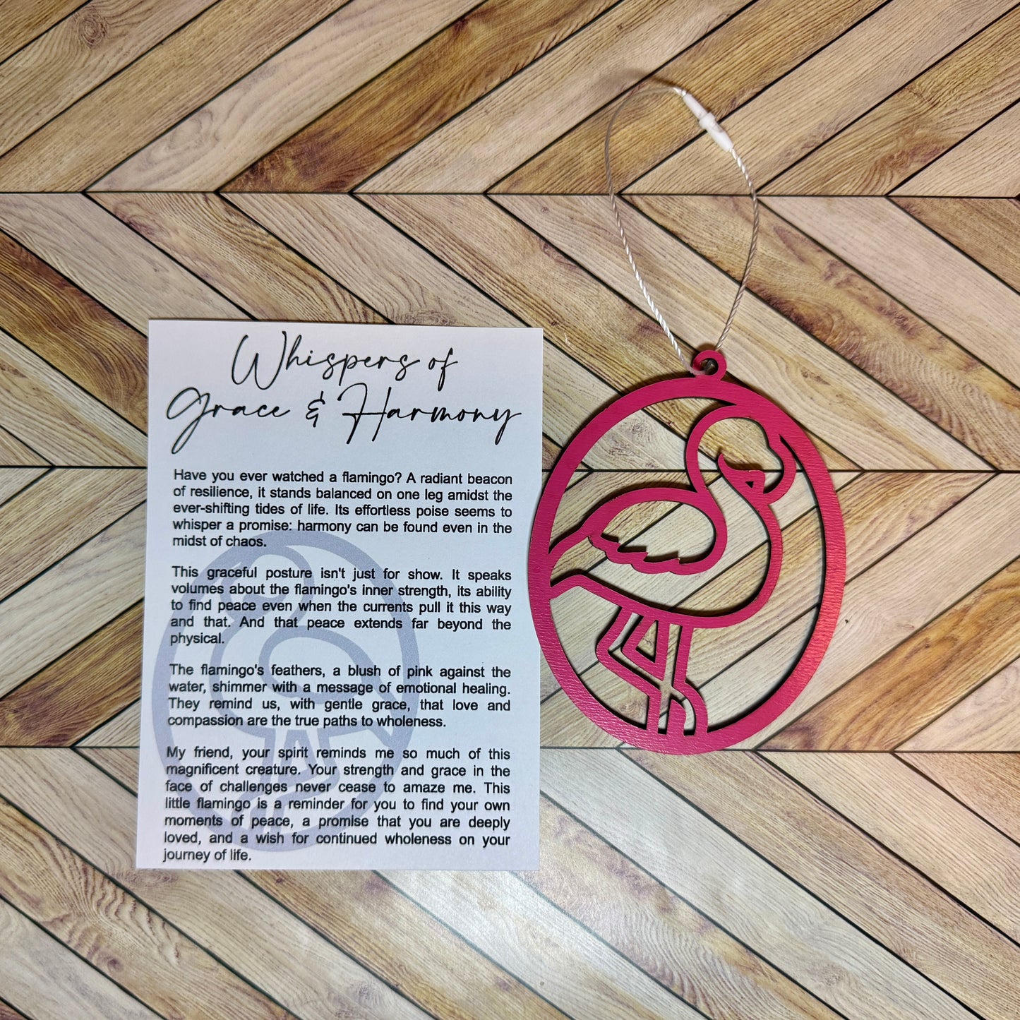 Flamingo Ornament | A Symbol of Grace, Balance & Emotional Healing