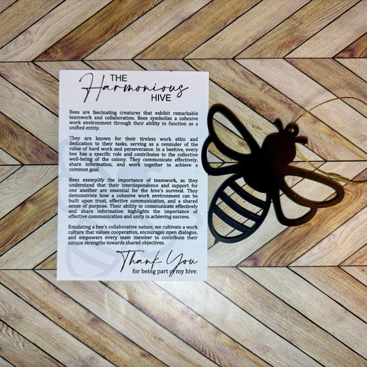 Bee Ornament | Symbol of Teamwork, Community & Strength