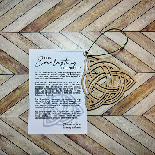 Celtic Knot Friendship Ornament | Symbol of Eternal Friendship & Unbreakable Bonds