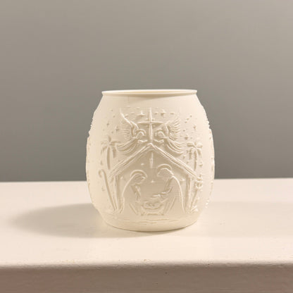 Christmas Luminaries – Nativity, Reindeer & Santa Village 3D Printed
