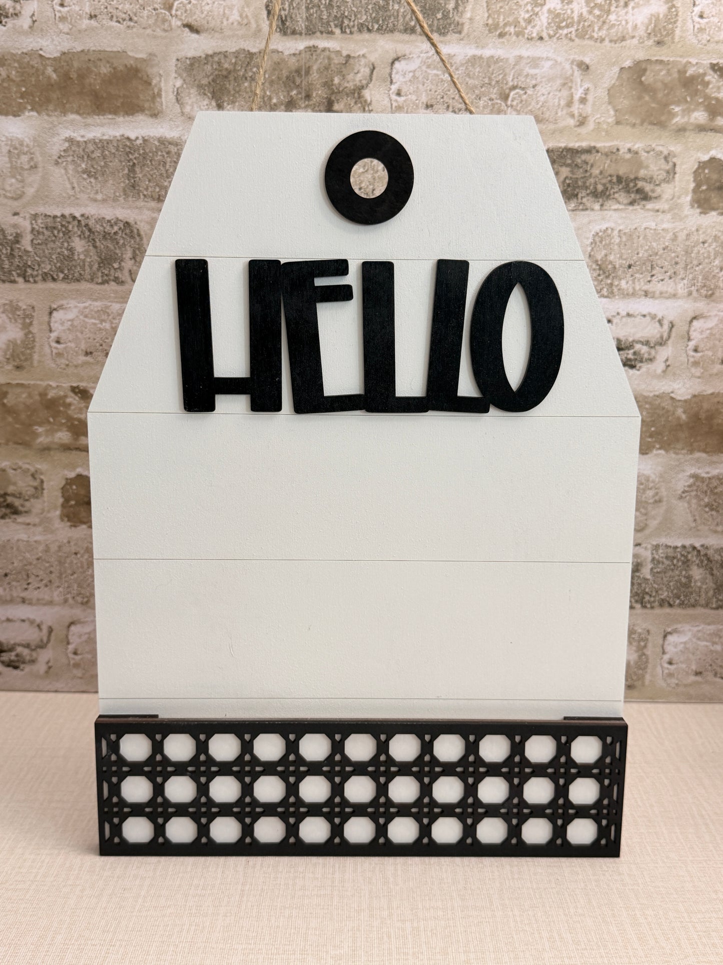 Tag Hanging Sign
